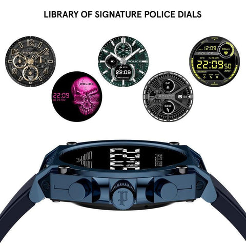 The Watch Boutique Police Freedom of Time My Avatar Blue IP Smartwatch