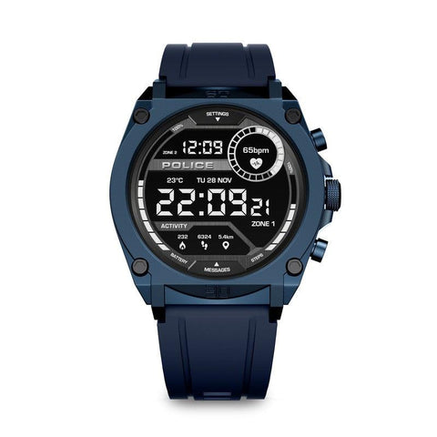 The Watch Boutique Police Freedom of Time My Avatar Blue IP Smartwatch