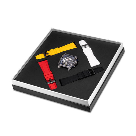 The Watch Boutique Police Gents Clout Blue Dial Box Set Watch