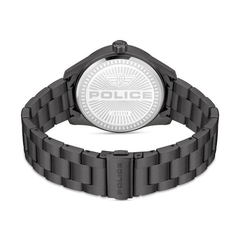 The Watch Boutique Police Gents Grille Gun Metal Bracelet