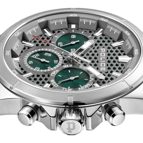 The Watch Boutique Police Gents Malawi Stainless Steel Watch