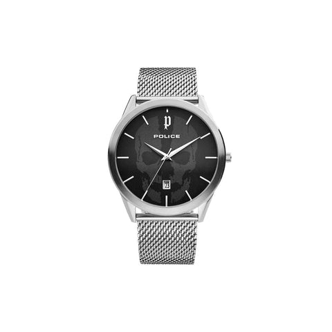 The Watch Boutique Police Gents Patriot 3 Hands-Date Mesh Strap