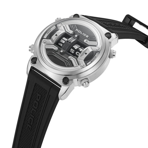 The Watch Boutique Police Gents Rotor Grey Dial Watch