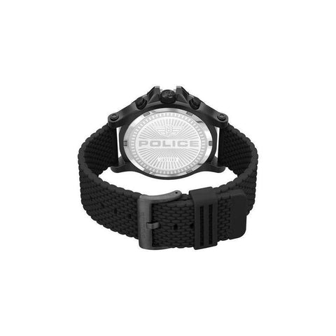 The Watch Boutique Police Gents Surigao Yellow/Black Silicone Strap