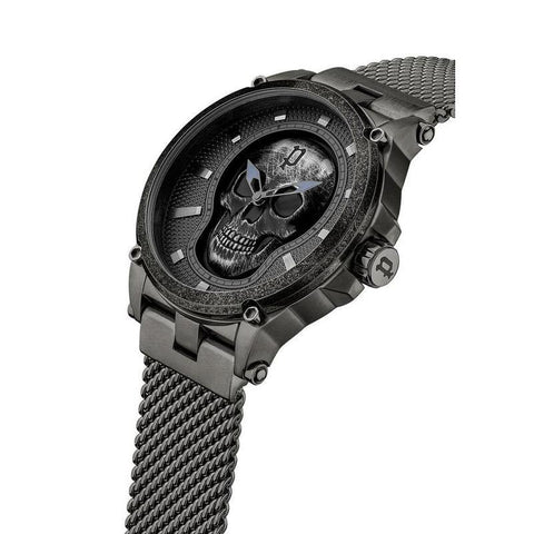 The Watch Boutique Police Gents Vertex Black Mesh Band