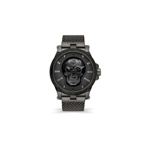 The Watch Boutique Police Gents Vertex Black Mesh Band
