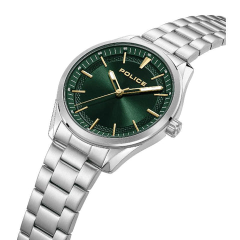 The Watch Boutique Police Grille Men's Stainless Steel Watch