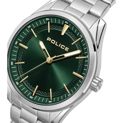 The Watch Boutique Police Grille Men's Stainless Steel Watch