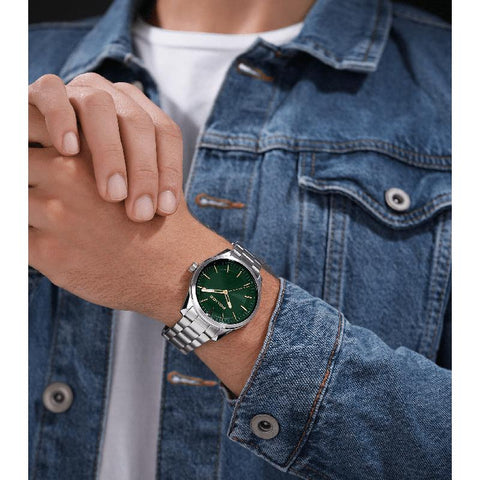 The Watch Boutique Police Grille Men's Stainless Steel Watch