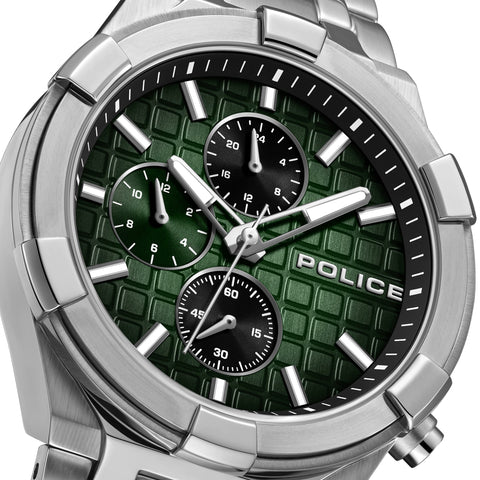 The Watch Boutique Police Guardian Green Dial Men's Watch