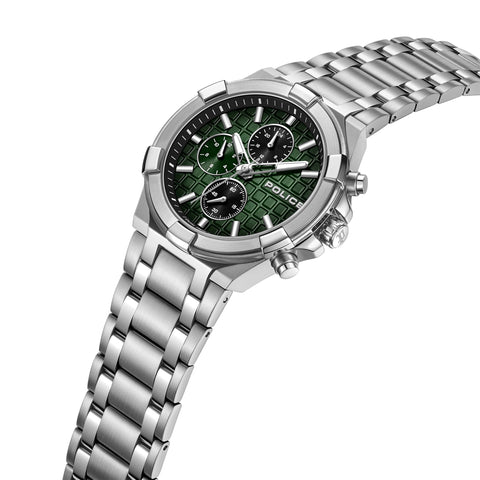 The Watch Boutique Police Guardian Green Dial Men's Watch