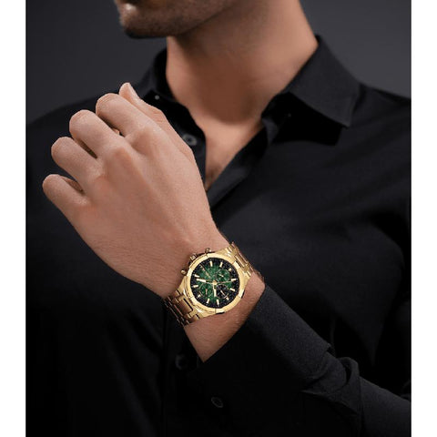 The Watch Boutique Police Guardian Men's Multifunction Stainless Steel Watch