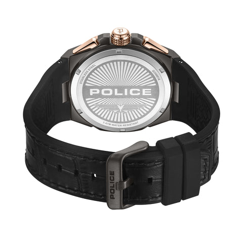 The Watch Boutique Police Juneau Grey Dial Rose Gold Men's Watch