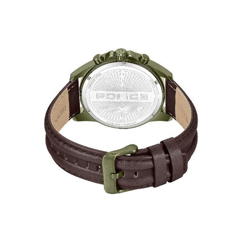 The Watch Boutique Police Malawi Men's Multifunction Green Dial Watch