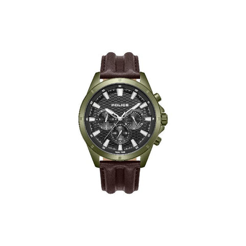 The Watch Boutique Police Malawi Men's Multifunction Green Dial Watch