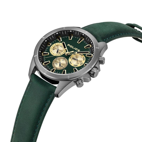 The Watch Boutique Police Malawi Multifunction Leather Strap