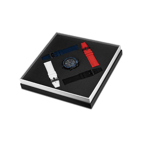 The Watch Boutique Police Men's Clout Orb Watch - Interchangeable Silicone Bands