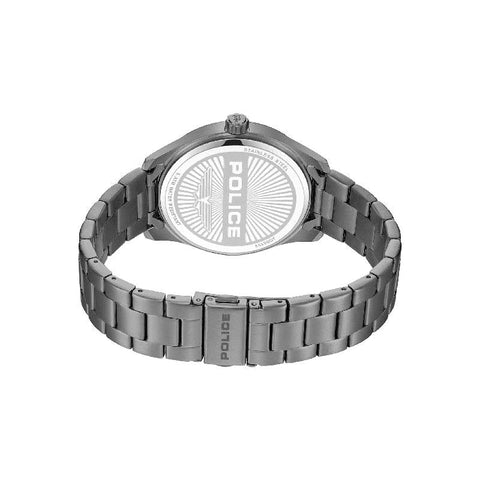 The Watch Boutique Police Men's Grille Ion-Plated Gunmetal Stainless-Steel Watch