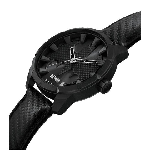 The Watch Boutique Police Men's The Bat Limited Edition Black Batman Carbon Fiber Watch