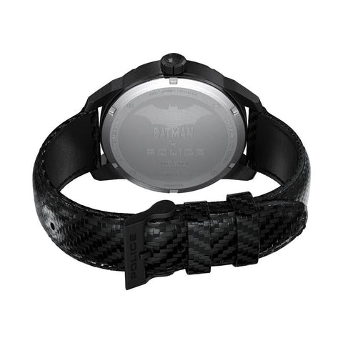 The Watch Boutique Police Men's The Bat Limited Edition Black Batman Carbon Fiber Watch