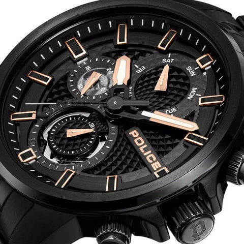 The Watch Boutique Police Newport Black Dial Men's Watch