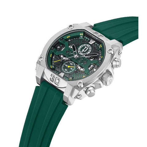 The Watch Boutique Police Norwood Watch - Green, Silver