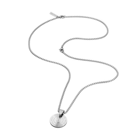 The Watch Boutique Police Pontevedra Steel Necklace with Extendable Chain