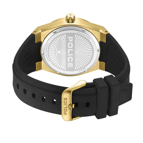 The Watch Boutique Police Preike Black Dial Gold Men's Watch