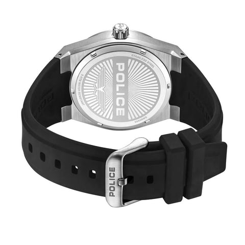 The Watch Boutique Police Preike Black Dial Silver Men's Watch