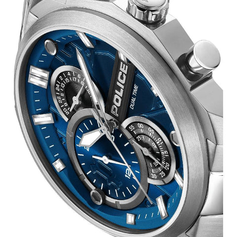 The Watch Boutique Police Reactor Men's Stainless Steel Multifunction Watch