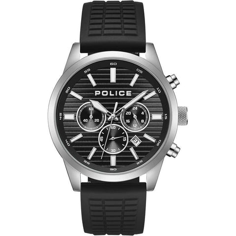 The Watch Boutique Police Resin Tangle Black Dial Men's Watch