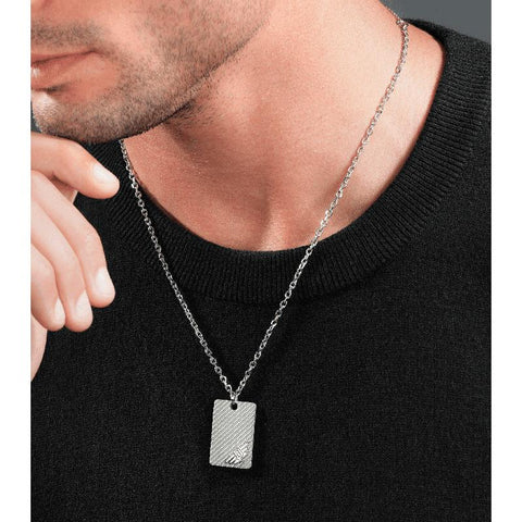 The Watch Boutique Police Revelry Necklace - Silver
