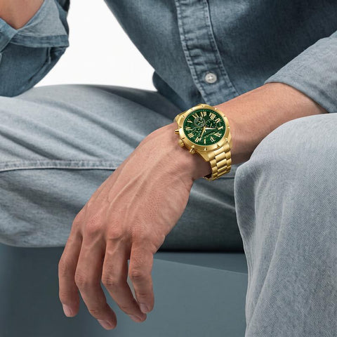 The Watch Boutique Police Roman Green Dial Men's Watch