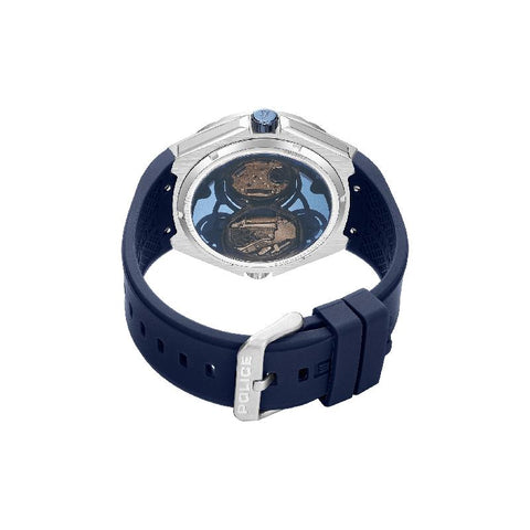 The Watch Boutique Police Scepter Men's Dual-Time Steel Case Watch