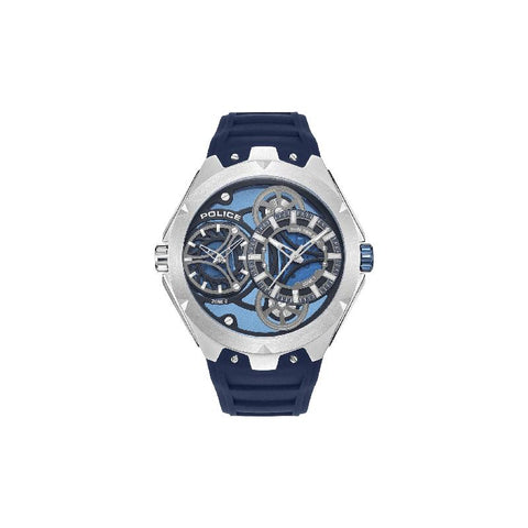 The Watch Boutique Police Scepter Men's Dual-Time Steel Case Watch