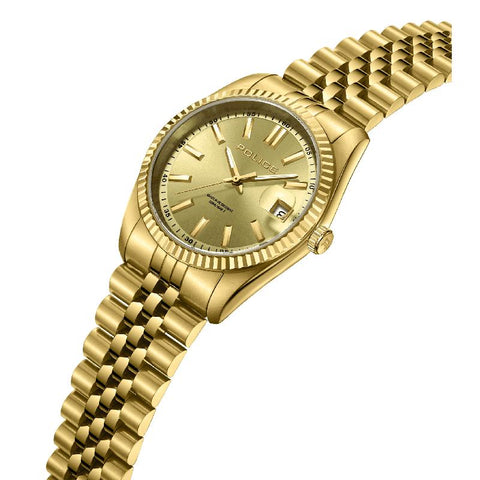 The Watch Boutique Police Stria Champagne Dial Watch