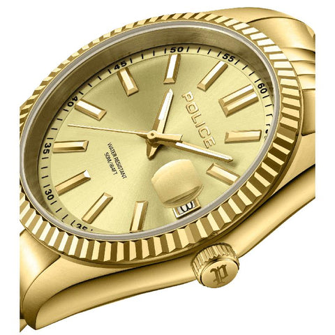 The Watch Boutique Police Stria Champagne Dial Watch