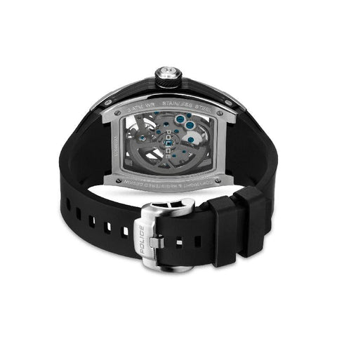 The Watch Boutique Police Tampa Men's Automatic Steel Tonneau Watch