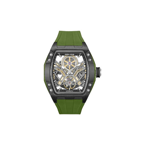 The Watch Boutique Police Tampa Men's Automatic Tonneau Watch