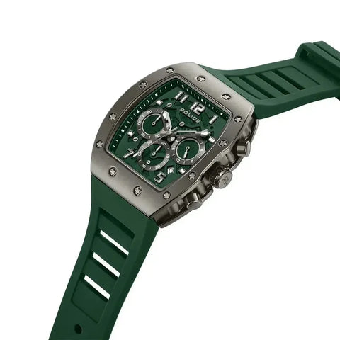 The Watch Boutique Police Tonneau Green Dial Men's Watch