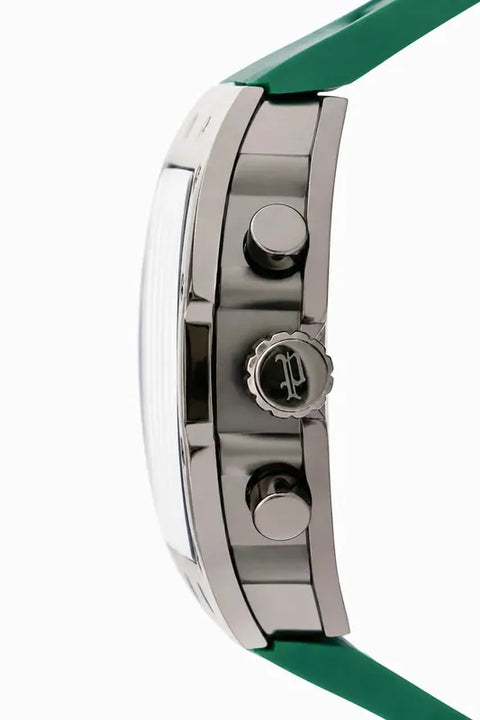 The Watch Boutique Police Tonneau Green Dial Men's Watch