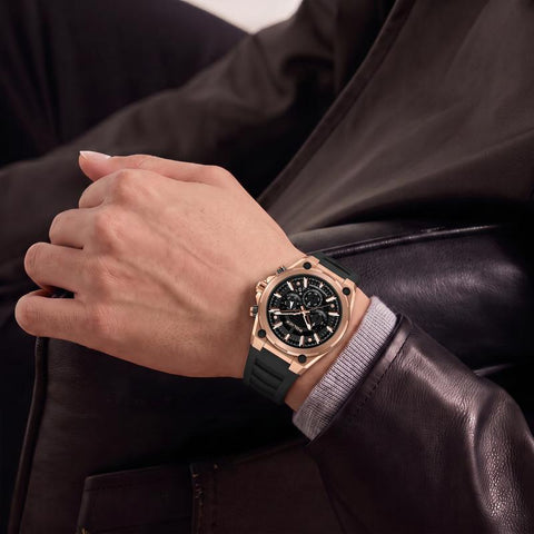 The Watch Boutique Police Uros Black Dial Men's Watch