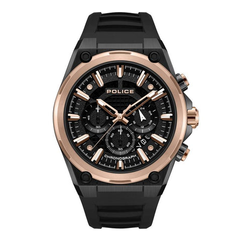 The Watch Boutique Police Uros Black Dial Men's Watch