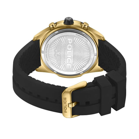 The Watch Boutique Police Warren Black Dial Gold Men's Watch