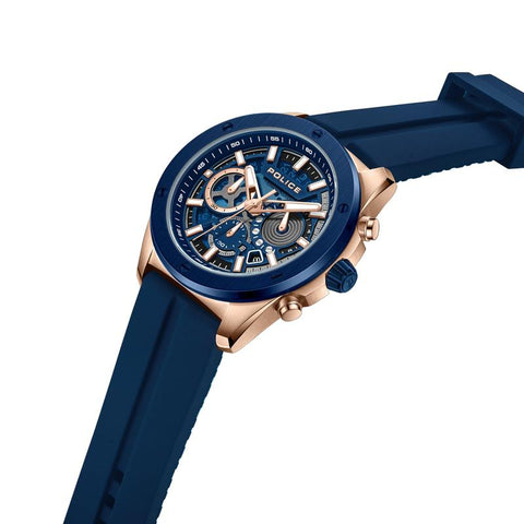 The Watch Boutique Police Warren Blue Dial Men's Watch