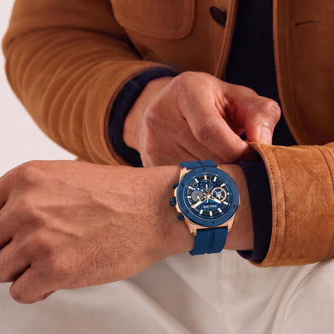 The Watch Boutique Police Warren Blue Dial Men's Watch