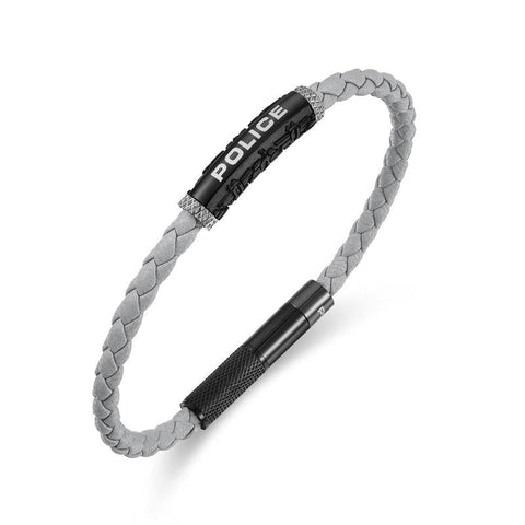 The Watch Boutique Police Warren Men's Polished Metal Bracelet