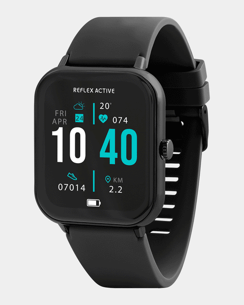 The Watch Boutique Series 23 Reflex Active Black Smart Watch