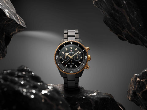 The Watch Boutique Rado Captain Cook High-Tech Ceramic Automatic Chronograph R32190153