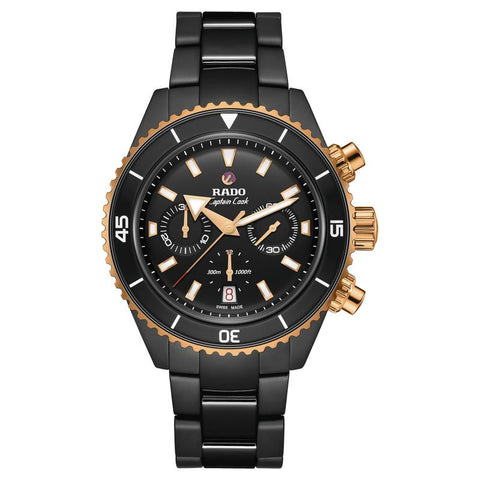 The Watch Boutique Rado Captain Cook High-Tech Ceramic Automatic Chronograph R32190153